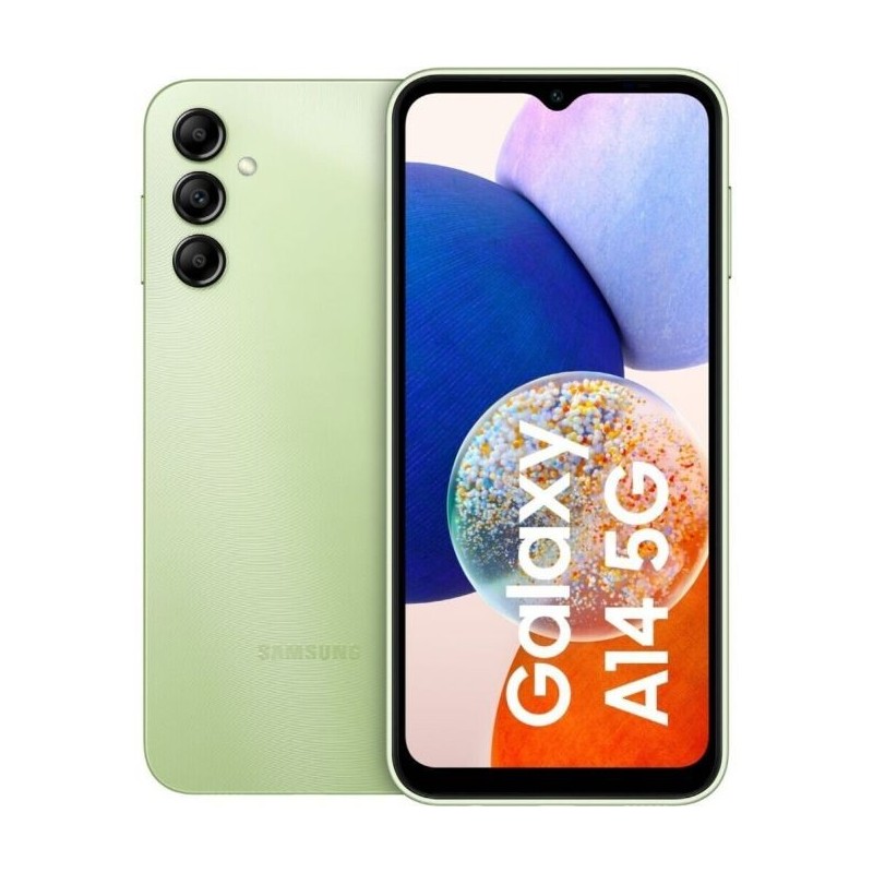 Samsung Galaxy A14 5G 64 Go Noir 6,6 pouces HD+ 4 Go RAM Smartphone Reconditionné