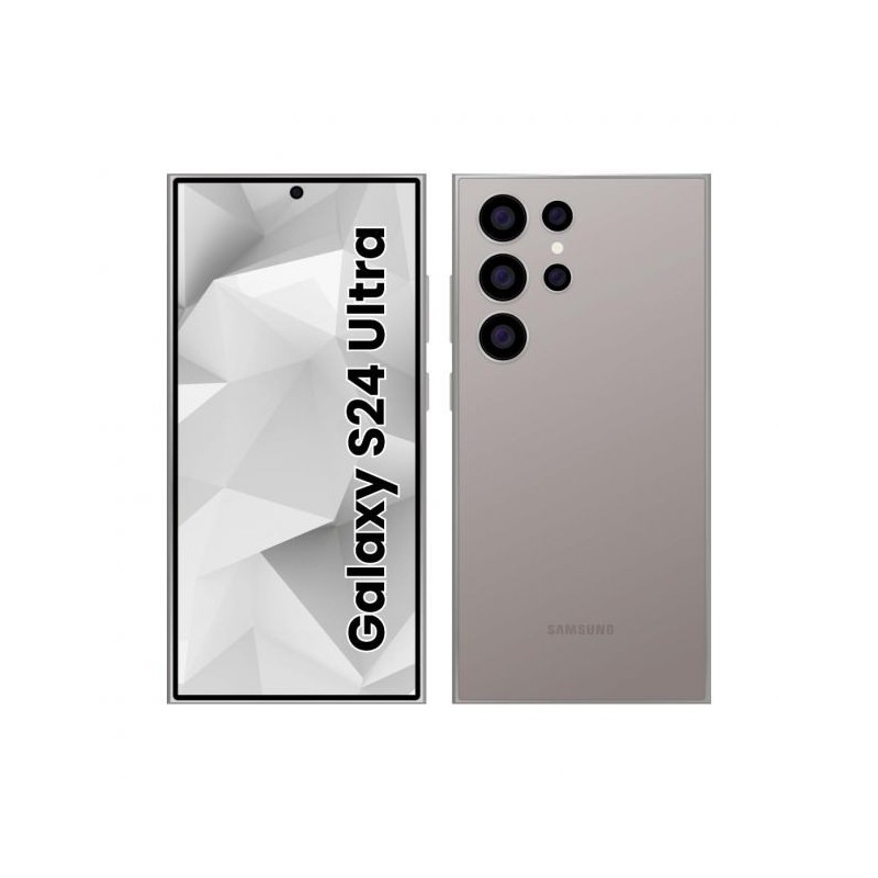 Samsung Galaxy S24 Ultra 5G 256 Go Gris 6,8 pouces Snapdragon 8 Gen 3 12 Go RAM Smartphone Reconditionné Grade B