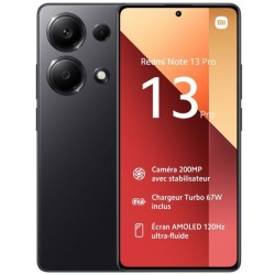 Xiaomi Redmi Note 14 Pro 5G 256 Go Noir 6,67 pouces Dimensity 7300 Ultra 8 Go RAM Smartphone Reconditionné Grade B