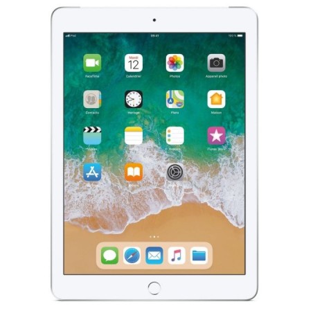 Apple iPad 9,7" (2018) 32 Go Argent 9,7 pouces A10 Fusion WiFi 4G Tablette Reconditionnée Grade A