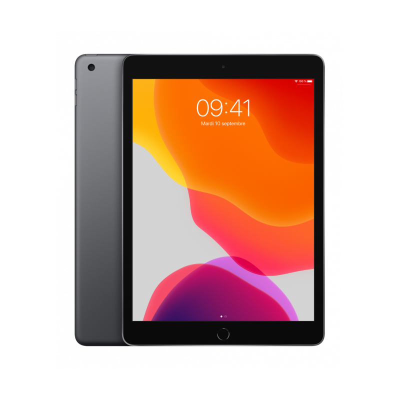 Apple iPad 10,2" (2019) 128 Go Gris 10,2 pouces A10 Fusion WiFi Tablette Reconditionnée Grade B