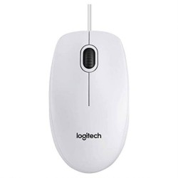 Logitech Souris B100 Blanc