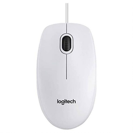 Logitech Souris B100 Blanc