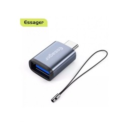 Adaptateur USB Type-C Male vers USB Femelle Essager