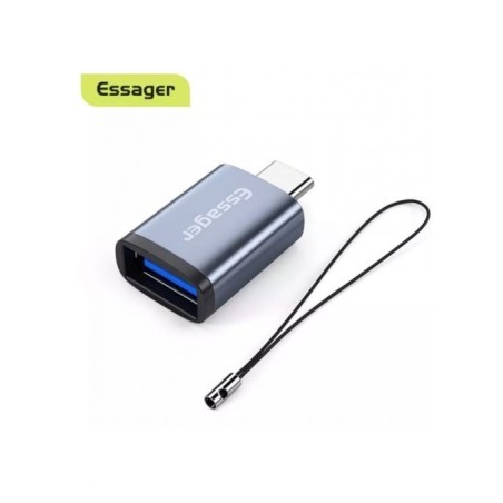 Adaptateur USB Type-C Male vers USB Femelle Essager