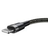 Cable Nylon USB Baseus / Lightning 2,5A 1M Noir
