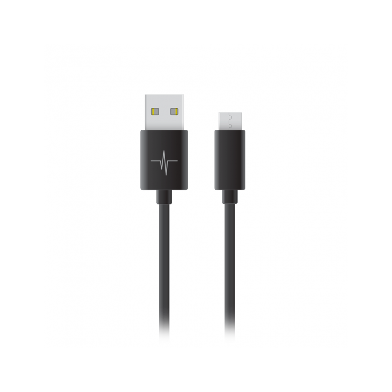Cable USB vers Micro USB Noir 1M