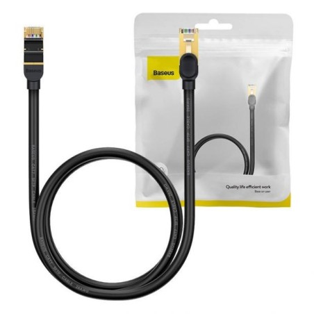 Cable Ethernet Cat 7 RJ45 Baseus (1m) Noir
