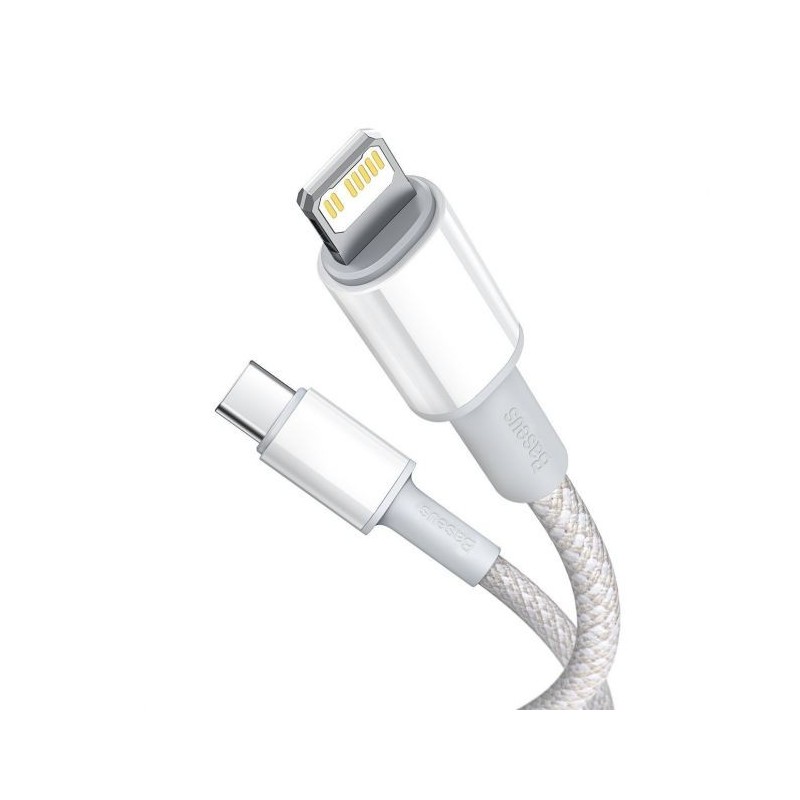 Baseus Cable USB Type-C vers Lightning 20W 2M Blanc