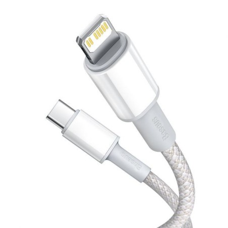 Baseus Cable USB Type-C vers Lightning 20W 2M Blanc