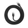 Cable Nylon USB Type-C / USB Type-C 3A Baseus 1M Noir