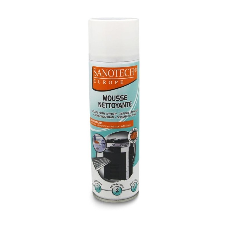Mousse nettoyante antistatique 500ML - SANOTECH