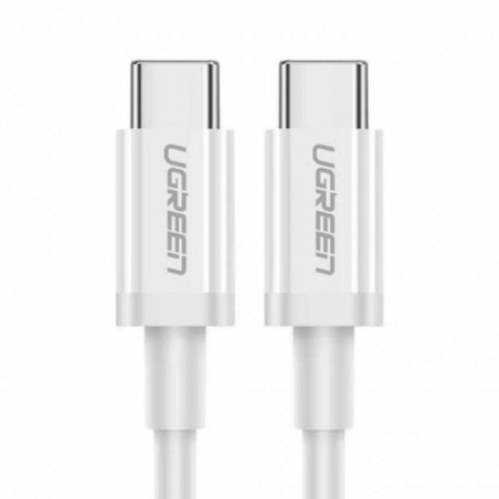 Cable Ugreen USB-C vers USB-C 1M Blanc