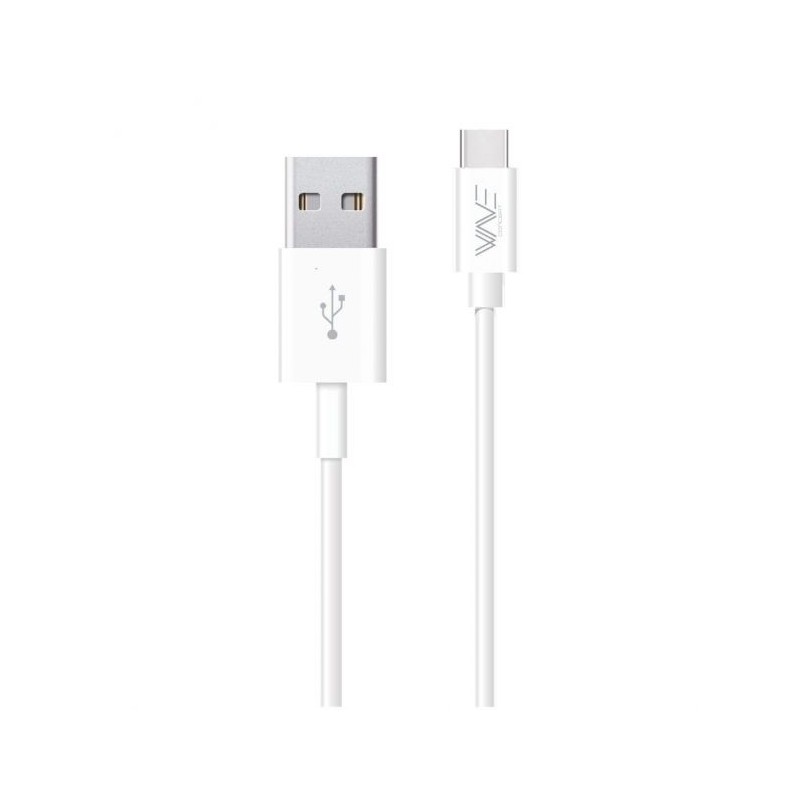 Cable Type-C 2.0 Blanc Wave Concept