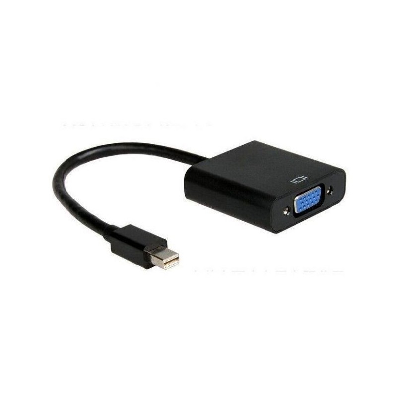 Adaptateur DisplayPort vers VGA Femelle Noir Adaptateur Vidéo Reconditionné