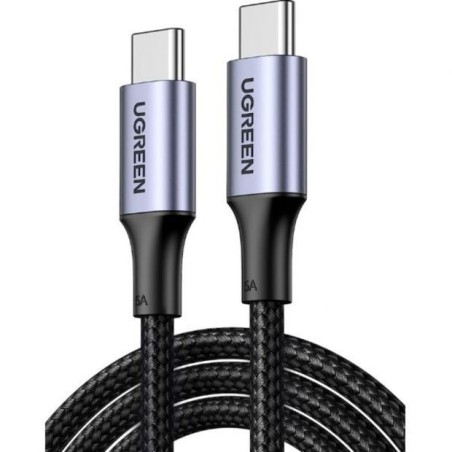 Ugreen Câble USB-C vers USB-C 2 m 100W Noir Câble Charge Rapide Reconditionné
