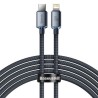 Cable Nylon USB Type-C Baseus / Lightning 20W 2M Noir