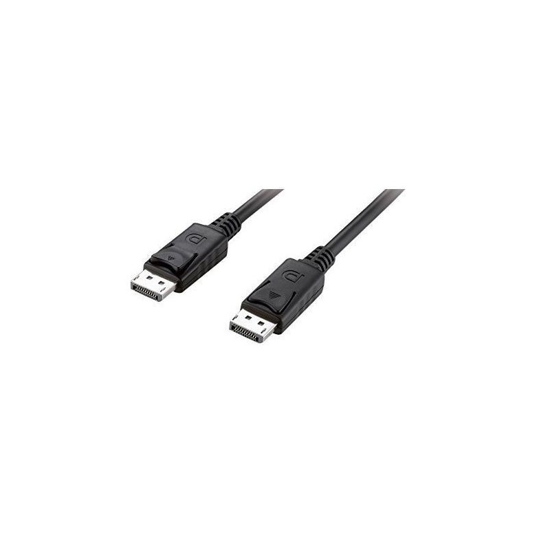 Cordon DisplayPort 1,8 m Noir Câble Audio Vidéo Reconditionné