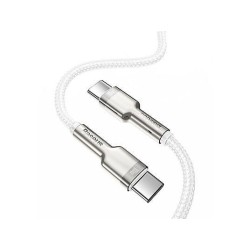 Baseus Câble USB Type-C vers Lightning 100W 2 m Blanc Câble Charge Rapide Reconditionné