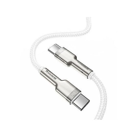 Baseus Câble USB Type-C vers Lightning 100W 2 m Blanc Câble Charge Rapide Reconditionné