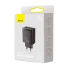 Baseus Chargeur Rapide 3 Ports USB Noir Chargeur Secteur Reconditionné
