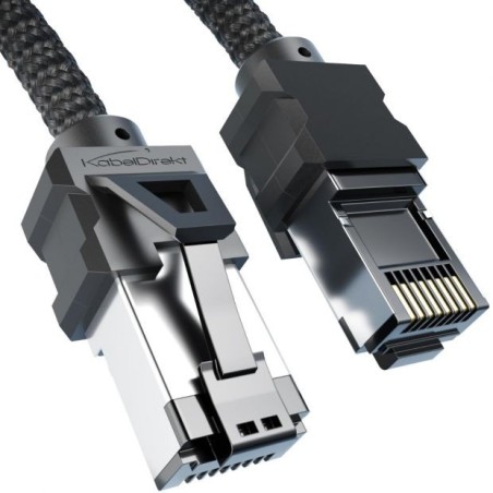 Cordon RJ45 Cat. 8.1 S/FTP Noir 3M