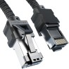 Cordon RJ45 Cat. 8.1 S/FTP Noir 3M