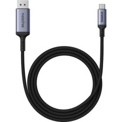Baseus Câble USB-C vers DisplayPort 1.4 8K 2 m Noir Câble Audio Vidéo Reconditionné