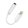 Adaptateur Lightning vers Headphone Jack 3,5 mm Blanc Adaptateur Audio Reconditionné
