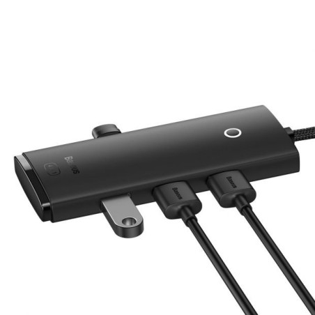 Baseus Lite Series HUB 4 ports 0,25 m noir