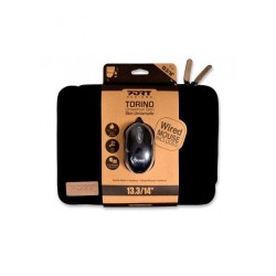 Sacoche Torino Bundle 13,3" + Souris filaire PORT DESIGNS