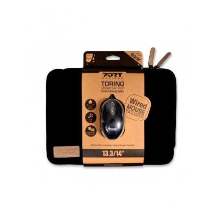 Sacoche Torino Bundle 13,3" + Souris filaire PORT DESIGNS