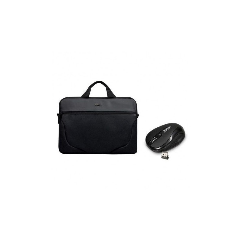 PREMIUM PACK Sacoche 17,3 pouces avec Souris Sans Fil Noir Reconditionné