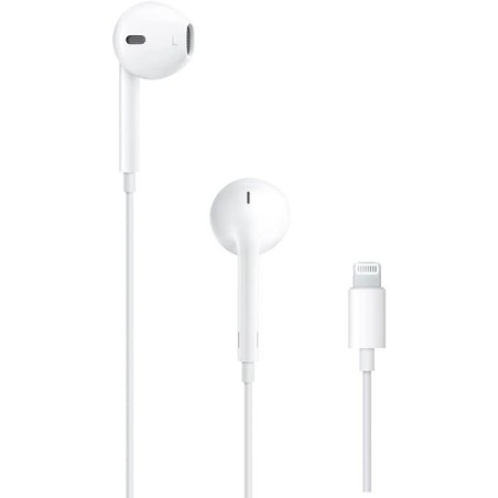 Apple EarPods Lightning MNTN2ZM/A Blanc Écouteurs Filaire Reconditionnés