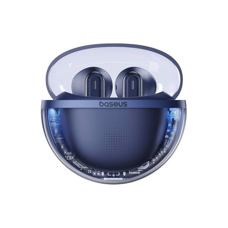 Baseus E5x Bleu Écouteurs Sans Fil Bluetooth Reconditionnés