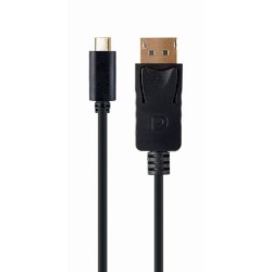 Cordon USB 3.1 Type-C vers DisplayPort 2 m Noir Câble Audio Vidéo Reconditionné