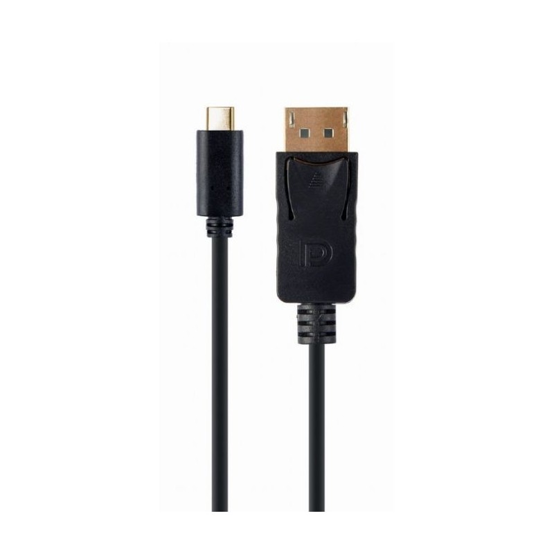 Cordon USB 3.1 Type-C vers DisplayPort 2 m Noir Câble Audio Vidéo Reconditionné