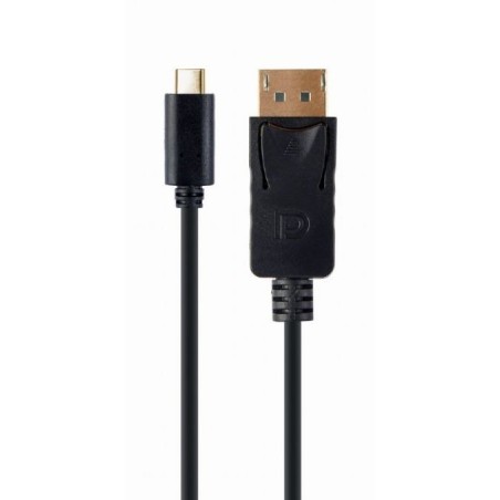Cordon USB 3.1 Type-C vers DisplayPort 2 m Noir Câble Audio Vidéo Reconditionné