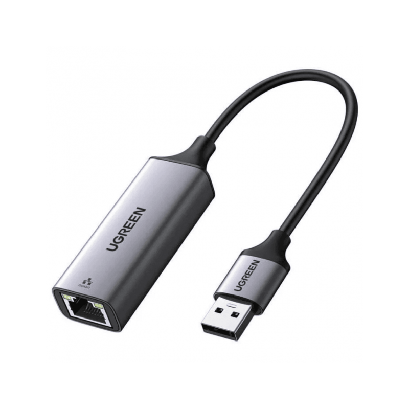 Ugreen Adaptateur USB 3.0 vers Ethernet 1000 Mbps Gris Adaptateur Réseau Reconditionné