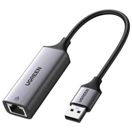 Ugreen Adaptateur USB 3.0 vers Ethernet 1000 Mbps Gris Adaptateur Réseau Reconditionné