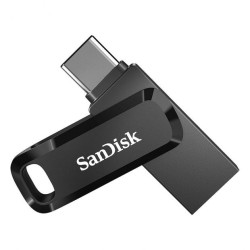 SanDisk Ultra Dual Drive Go 64 Go USB Type-C Noir Clé USB Reconditionnée