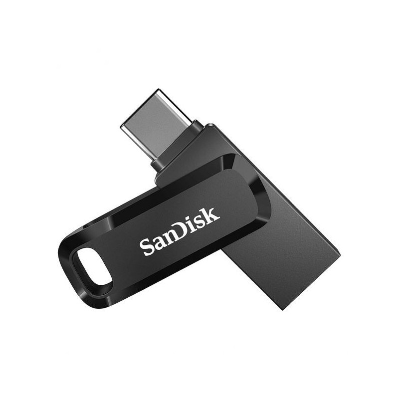 SanDisk Ultra Dual Drive Go 64 Go USB Type-C Noir Clé USB Reconditionnée