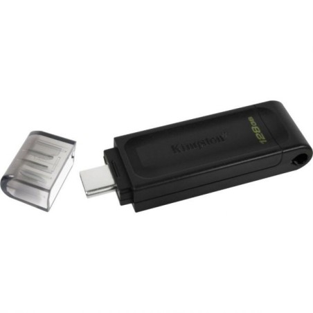 Kingston DataTraveler 70 USB-C 128 Go Noir Clé USB Reconditionnée