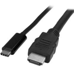 Câble USB Type-C vers HDMI 2 m Noir Câble Audio Vidéo Reconditionné