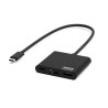 Port Designs Mini Station d’Accueil 1 x 4K USB-C 3 60W Gris Reconditionnée