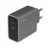 Cuktech Chargeur Rapide 2 USB-C et USB-A Gris Chargeur Secteur Reconditionné