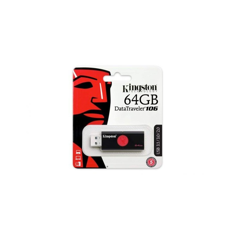 Kingston microDuo 64 Go Noir Clé USB Reconditionnée