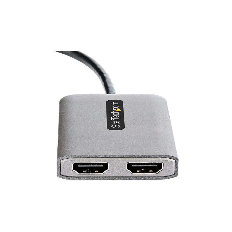 Adaptateur USB-C vers Double HDMI Gris Adaptateur Vidéo Reconditionné