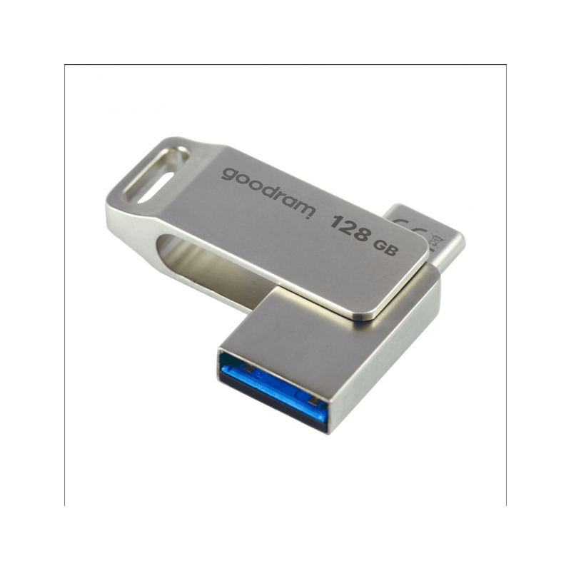 Goodram Clé USB 3.2 Gen 1 USB Type-C 128 Go Noir Clé USB Reconditionnée