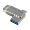 Goodram Clé USB 3.2 Gen 1 USB Type-C 128 Go Noir Clé USB Reconditionnée